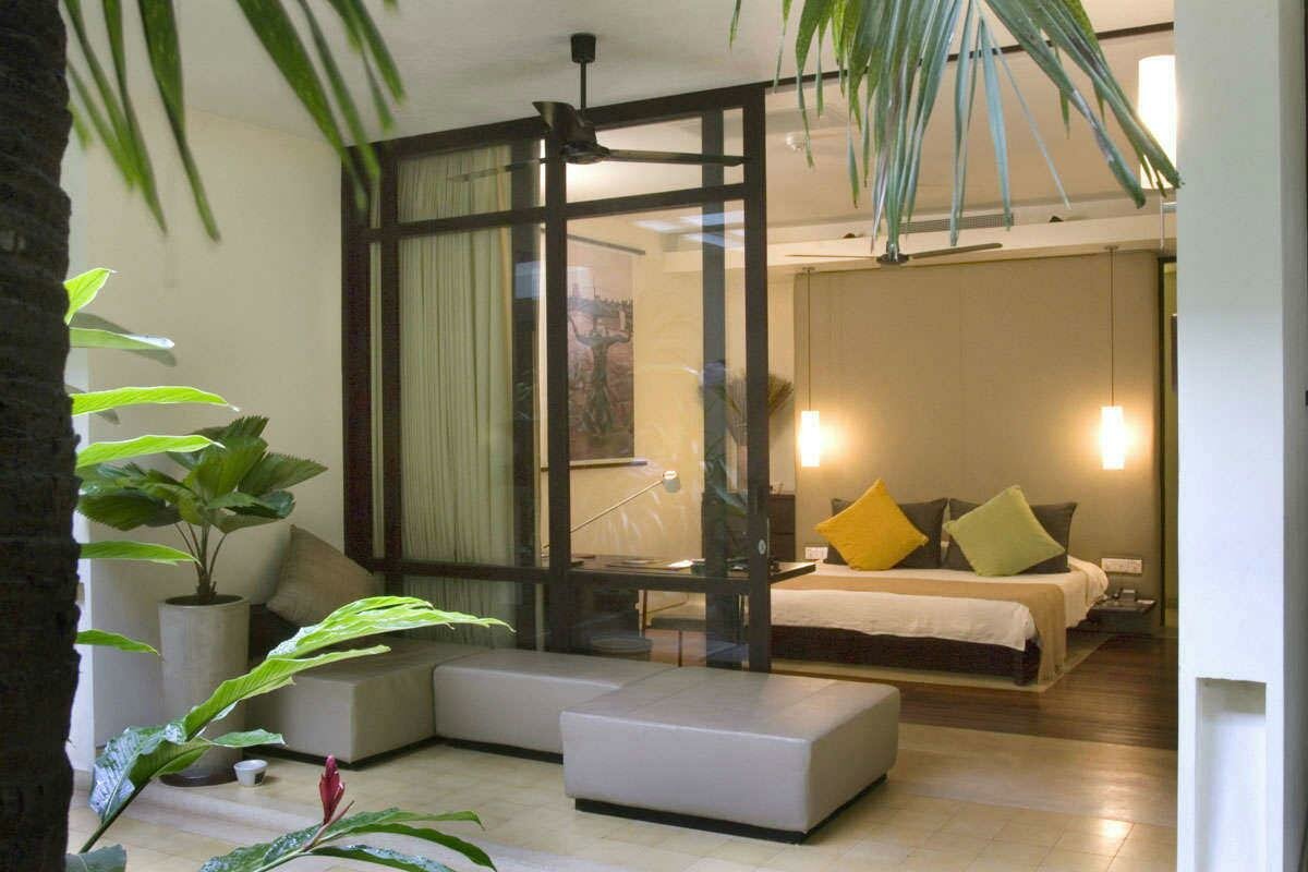 Autre vue extérieure d'une chambre standard 