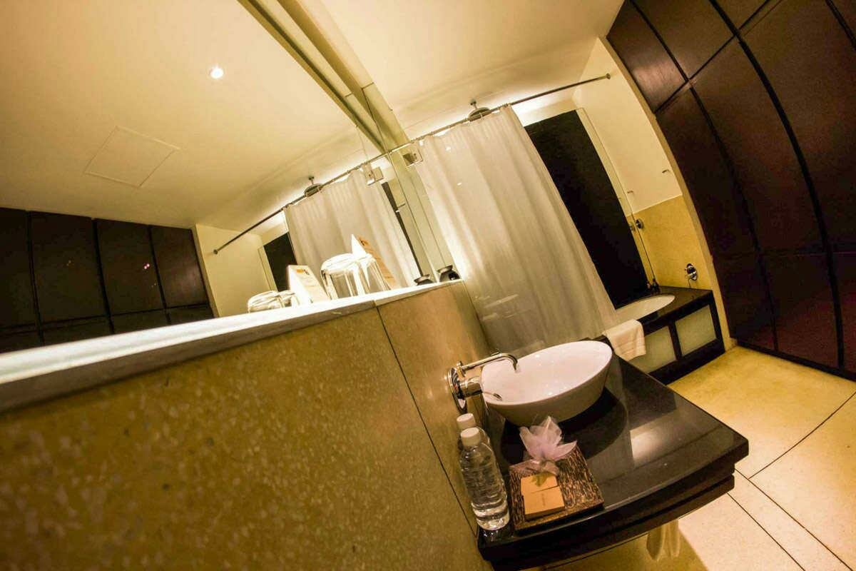 salle de bains d'une chambre à Siem Reap