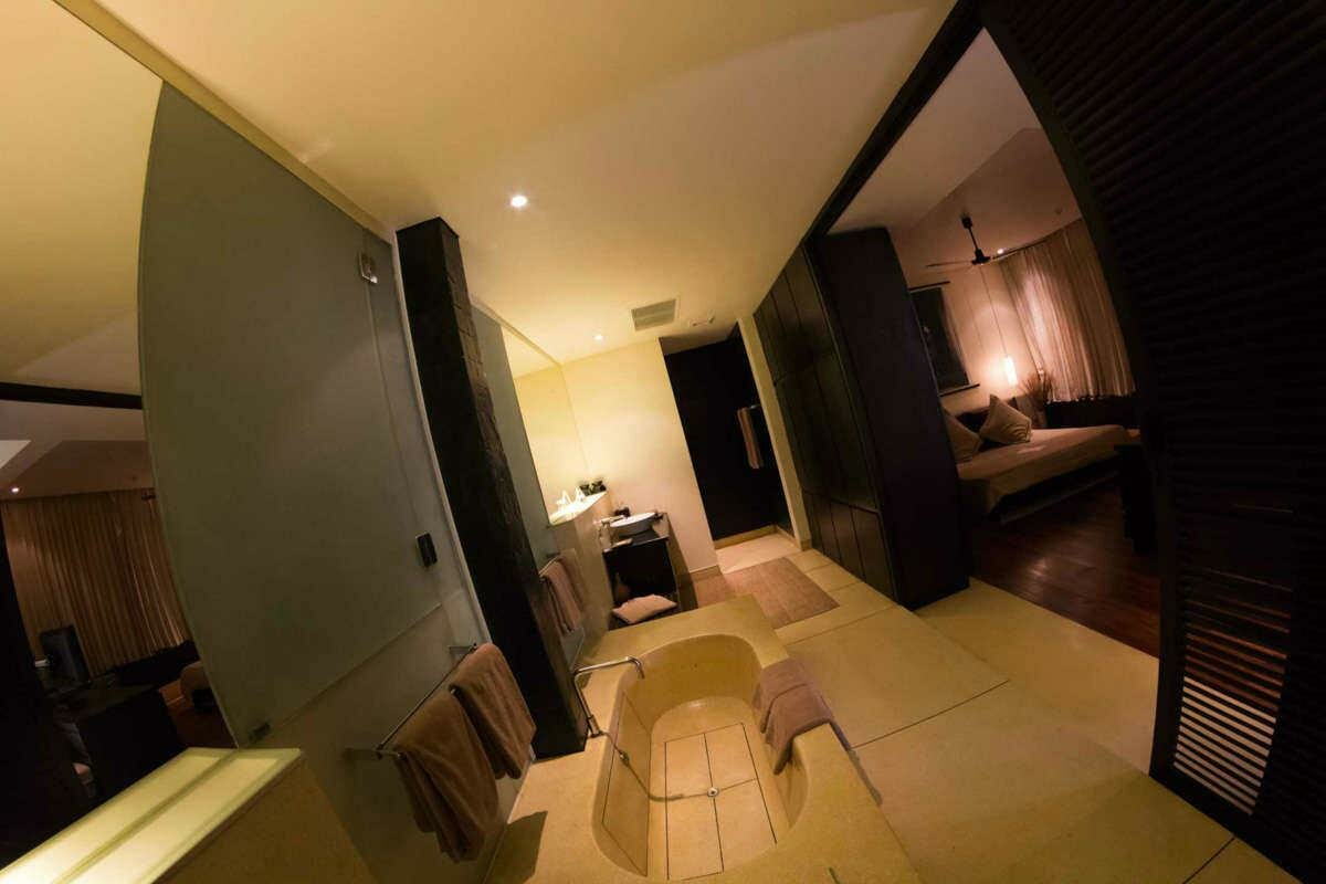 salle de bains d'une Suite 